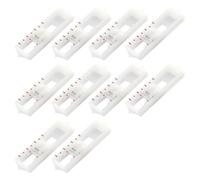 KHZen Set Of 10 Electric Buttonhole Presser Foot For Homes Use Offering Time Saving Solution And Easy Fabric Handling Four Step Buttonhole Foot