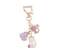 KHZen Soft And Practical Cats Designs Bag Pendant Bags Charm Keychain For Backpacks Keys Or Car Decors Handbag Ornament Cats Lover Bag Accessory