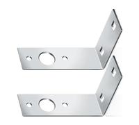KHZen Trailer Light Brackets 2 Pack L Shaped Stainless Steel Mounting Set For Boat And Utility Trailers Rust Resistant Tail Light Brackets For Boat Trailer
