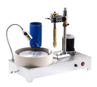 KHZKHC 120W Gem Faceting Machine, Jade Grinding Polishing Machine, Jewelry Polisher Tool, with Digital Display Manipulator, 50-1800 RPM Rotating Speed, for Jewelry,Jade, Gem and Precious Metals