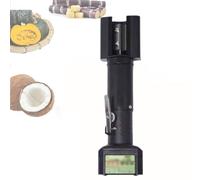 KHZKHC Electric Sugarcane Peeler, Coconut Cutter Tool, Stainless Steel Blade, Waterproof Durable Peeler with Protective Cover, for Coconut, Pumpkin, Winter Claw, Taro, Pineapple