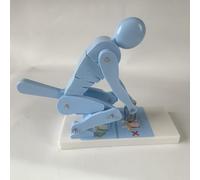 KHZKHC Human Weight Lifting Spine Force Model, Correct Posture and Lumbar Spine Protection Teaching Tool, Human Body Correct Lifting Model, Manual Operation Demonstration, for Posture Correction