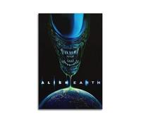 KHZTTREXT Alien Earth Poster Decorative Painting Canvas Wall Posters And Modern Family Bedroom Decor 12x18inch(30x45cm)