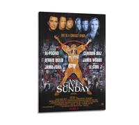 KHZTTREXT Any Given Sunday Poster Decorative Painting Canvas Wall Posters And Modern Family Bedroom Decor 20x30inch(50x75cm)