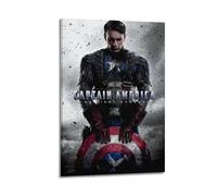 KHZTTREXT Captain America The First Avenger Poster Decorative Painting Canvas Wall Posters And Modern Family Bedroom Decor 12x18inch(30x45cm)