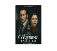 KHZTTREXT Conjuring Last Rites Poster Decorative Painting Canvas Wall Posters And Modern Family Bedroom Decor 12x18inch(30x45cm)