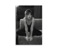 KHZTTREXT Famous Actress Model Poster Dakota Johnson Decorative Painting Canvas Wall Posters And Modern Family Bedroom Decor 20x30inch(50x75cm)