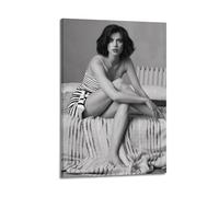 KHZTTREXT Famous Actress Model Poster Margaret Qualley Decorative Painting Canvas Wall Posters And Modern Family Bedroom Decor 08x12inch(20x30cm)