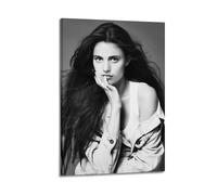 KHZTTREXT Famous Actress Model Poster Margaret Qualley Decorative Painting Canvas Wall Posters And Modern Family Bedroom Decor 08x12inch(20x30cm)