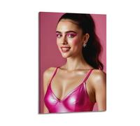 KHZTTREXT Famous Actress Model Poster Margaret Qualley Decorative Painting Canvas Wall Posters And Modern Family Bedroom Decor 12x18inch(30x45cm)