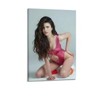 KHZTTREXT Famous Actress Model Poster Margaret Qualley Decorative Painting Canvas Wall Posters And Modern Family Bedroom Decor 12x18inch(30x45cm)