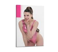 KHZTTREXT Famous Actress Model Poster Margaret Qualley Decorative Painting Canvas Wall Posters And Modern Family Bedroom Decor 12x18inch(30x45cm)