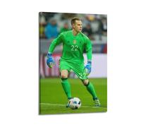 KHZTTREXT Famous Football Player Poster Marc-André Ter Stegen Decorative Painting Canvas Wall Posters And Modern Family Bedroom Decor 16x24inch(40x60cm)