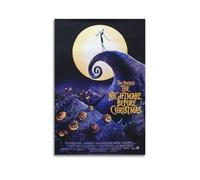KHZTTREXT Nightmare Before Christmas Poster Decorative Painting Canvas Wall Posters And Modern Family Bedroom Decor 24x36inch(60x90cm)