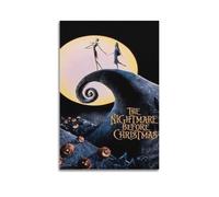 KHZTTREXT Nightmare Before Christmas Poster Decorative Painting Canvas Wall Posters And Modern Family Bedroom Decor 12x18inch(30x45cm)