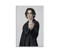 KHZTTREXT Timothée Chalamet Poster Decorative Painting Canvas Wall Posters And Modern Family Bedroom Decor 20x30inch(50x75cm)