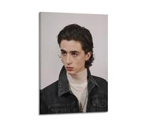 KHZTTREXT Timothée Chalamet Poster Decorative Painting Canvas Wall Posters And Modern Family Bedroom Decor 20x30inch(50x75cm)