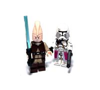 Ki-Adi-Mundi commandant Bacara Nova Corps Star Wars Revenge of the Sith Clone Wars custom minifiguren