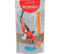 KI-JA-KO Staple 10 kg / 3 mm: Complete floating koi fish food with low energy density for feeding koi all year round at 10 °C. Staple koi food with spirulina, vitamins, and minerals.