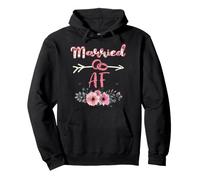 Ki Married AF Wedding Day Costume Bride Bridal Gift Fiancee Pullover Hoodie