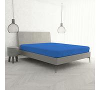 Ki-Osa by Matteo Bosio Fitted Bottom with Corners Sheet, King Size 170 x 200 cm blue