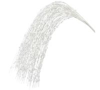 KI Store 8pcs White Weeping Glitter Berry Christmas Tree Picks Spray for Christmas Tree Decor Floral Displays