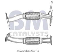 BM CATALYSTS Exhaust System Pipe Front Fits Kia Cee'D Pro Cee'D + Fitting Kit