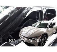 KIA EV6 Electric 5-door 2021-onwards 4-pc Wind Deflectors HEKO Tinted
