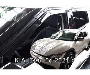 KIA EV6 Electric 5-door 2021-onwards 4-pc Wind Deflectors HEKO Tinted