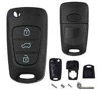 Kia Key Casing Key Remote Flip Key 3 Buttons - suitable for: Rio, Venga, Cee'd, Pro Cee'd, Picanto, Sorento, Sportage, Soul