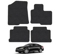 Kia Optima (2016-2020) [Saloon] Heavy Duty Thick Rubber Car Mats Accessories Tailored Fit Front Rear Set Compatible Accessory Waterproof Durable Non-Slip 5mm Full Coverage Protection with Clips