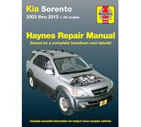 Kia Sorento, '03-'13 Haynes Repair Manual