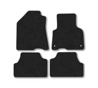 Kia Soul (2020+) [EV] Car Mats Accessories Tailored Fit Carpet Floor Mats Non Slip Grey Trim Accessory Compatible Front Rear Set Anti Slip Full Coverage Granulated Backing Hand-Finished Clips