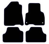 Kia Soul EV Electric 2019+ Onwards Car Mats UK-Made Tailored Fit Carpet Floor Mats Full Coverage Compatible Accessory Blue Trim