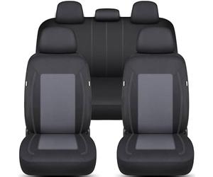 Kia Sportage 3 SL 2010-2015 Complete Car Seat Cover Set in Black/Grey FT4