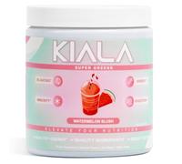 Kiala Nutrition Super Greens, Organic Greens Powder with Spirulina & Chlorella for Digestion, Gut Health, Immunity & Energy, Gluten Free, Vegan, Daily Support for Women, Watermelon Slush, 30 Servings