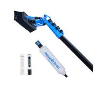 KIAM Aquaspray Bundle Kit - 20Ft Water-Fed Telescopic Window Cleaning Pole + Inline Di-Filter + Tds Meter