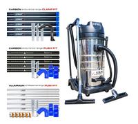 Kiam Kv100-3 3600W Gutter Vacuum + 20Ft Carbon Push-Fit Pole Kit