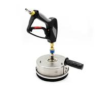 Kiam SurfacePro 8 Rotary Surface Cleaner Wall Tool Steel 8" with Trigger Gun