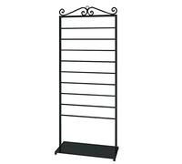 Kiaoeiuyti 170cm/67inch Tall Scarf Rack Display/Silk Ribbon Holder/Wrapping Papers Storage Organizer, 9 Tier Floor Standing Modern Multi-Purpose Shelf, Shopping Mall/Flower Shop