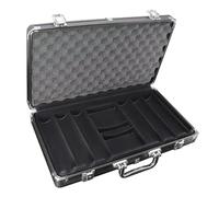 KIAOPU Chip Set Holder Chip Carry Case Portable with Handle Box Storage Container for Travel Household Men Women