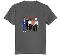 kiapu Men's B 52S Casual Design T Shirt Grey M