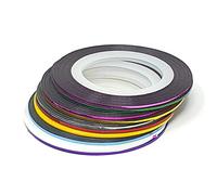 Kiara World 10 x Colours Nail Art Striping Tape Line Tips Nail Decoration Sticker