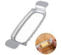 KiauFdcf Stainless Steel Multipurpose Cheese Slicer，with Ergonomic Handle, Suitable for Cutting Cheese, Butter, Eggs, Fruit and Other Softer Solid Food Use.
