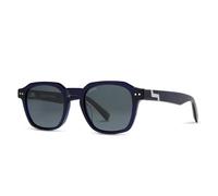 KIAURA Lautner Premium UV400 Polarized Sunglasses, XL & Original Sizes, Shape Memory Acetate Frames, Scratch Resistant Lenses, Deep Blue, X-Large