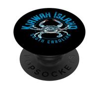 Kiawah Island South Carolina Blue Crab Design PopSockets Adhesive PopGrip