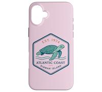 Kiawah Island Vintage Sea Turtle Atlantic Coast Beach Case for iPhone 16 Plus