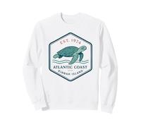 Kiawah Island Vintage Sea Turtle Atlantic Coast Beach Sweatshirt