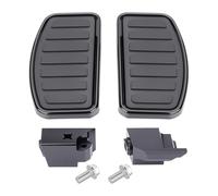 Kiawnia Motorcycle Front Footpegs for Can Am Ryker, Anti-Slip Rider Wide Floorboards Footrest, Driver Footboard for Can-Am Ryker 600 900 Sport & Rally, Motorbike Highway Footboard Accessories (Black)