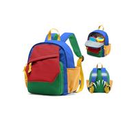 kibachev Children's Backpack with Chest Strap Girls, Nursery Backpack 8/10 L, Children's School Backpack 2-3 Years, Nursery Backpack, Toddler Backpack, red / blue, 10 Liter